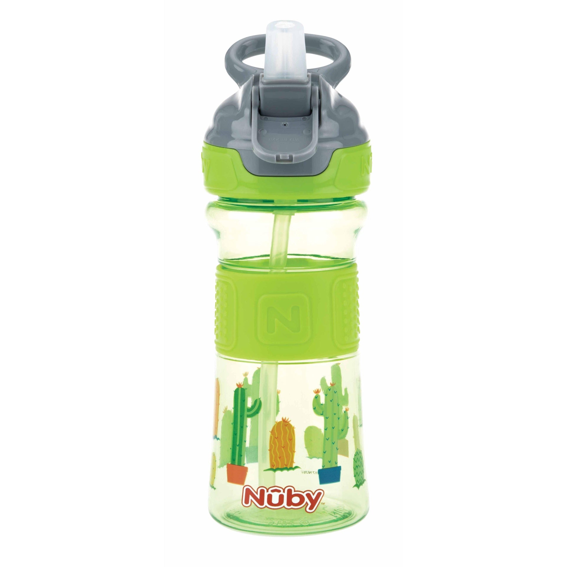 Taza  Flip-It hecha de Tritan™ con boquilla de silicona blanda 3años+  Nûby 360 ml