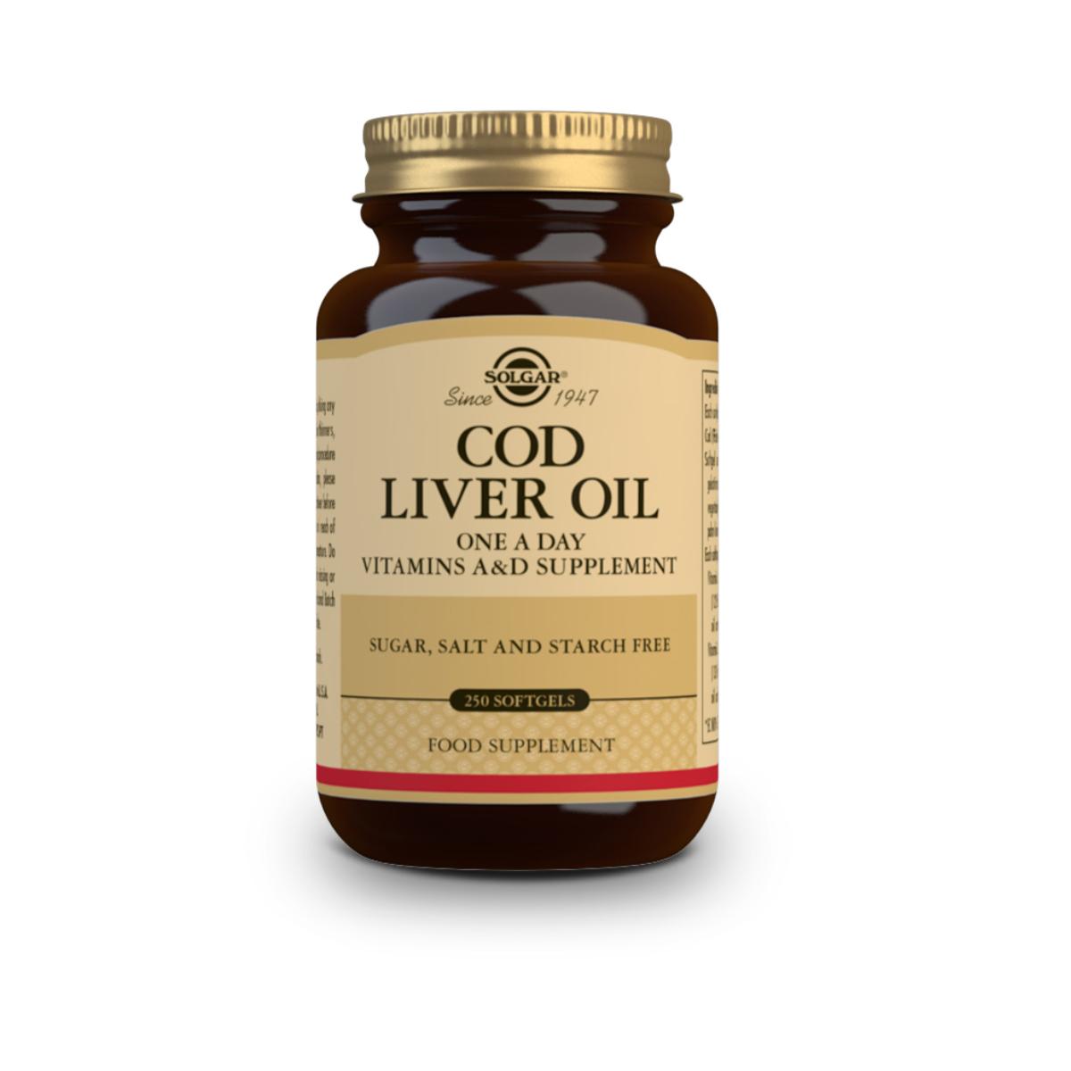 Aceite de Higado de Bacalao 250 cápsulas
