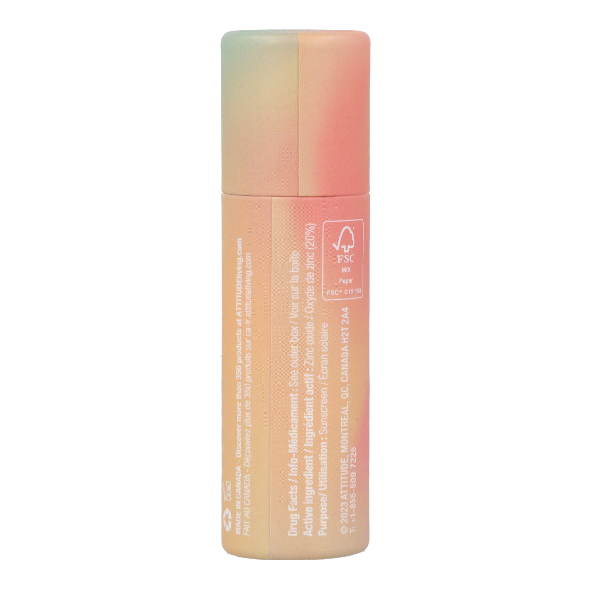 Oceanly - PHYTO-SUN Baume à lèvres teinté SPF 30 - Baby Rose, Attitude, 8,5 g