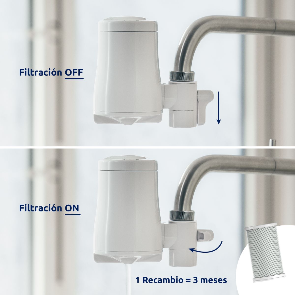 Filtro de agua para grifo EcoPro Tappwater