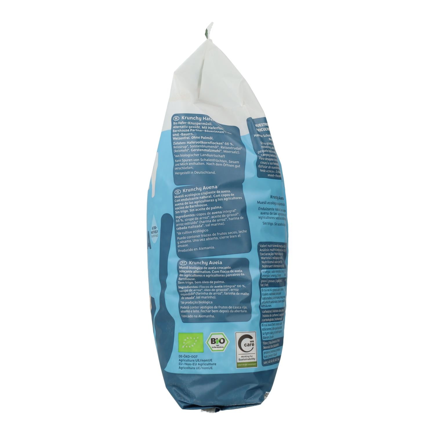Muesli Krunchy de Avena BIO Barnhouse 375 g
