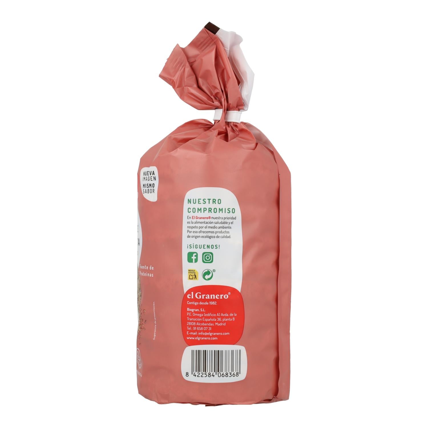 Tortitas de Trigo Espelta El Granero, 100 g