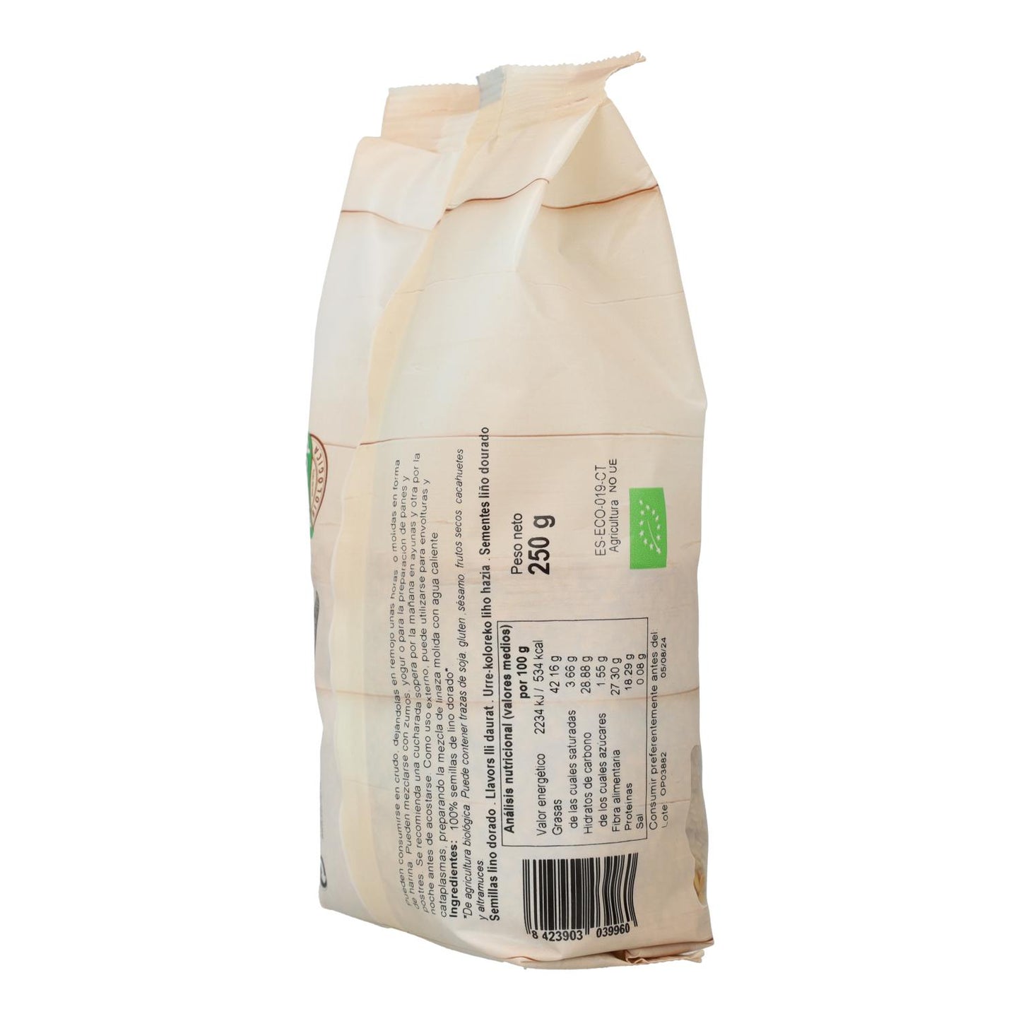 Semillas Lino Dorado Biocop 250 g
