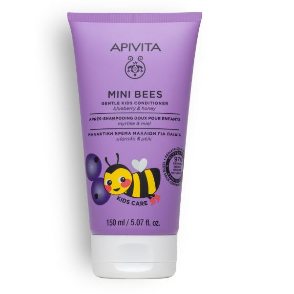 Acondicionador suave para niños arándano y miel Apivita 150 ml