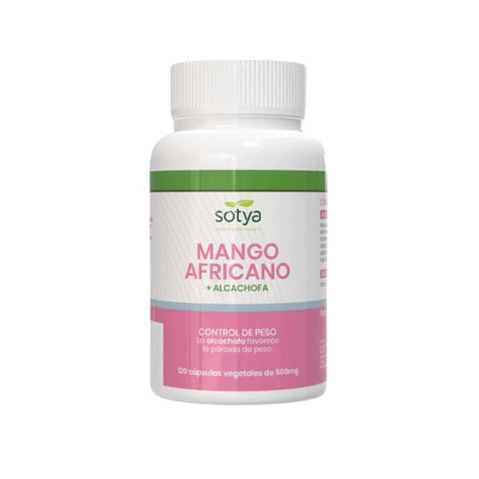 Mango africano + Alcachofa 120 cápsulas vegetales