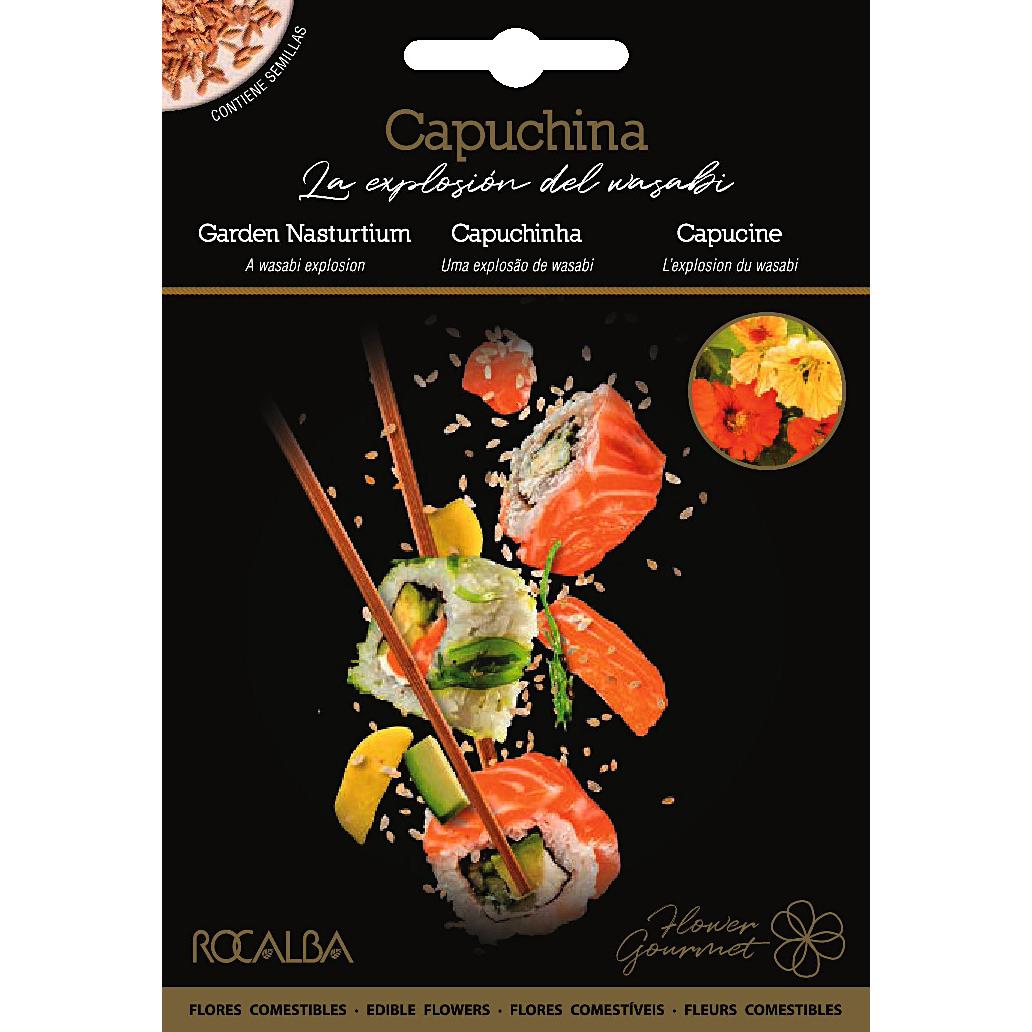 Semilla Flor Comestible Capuchina