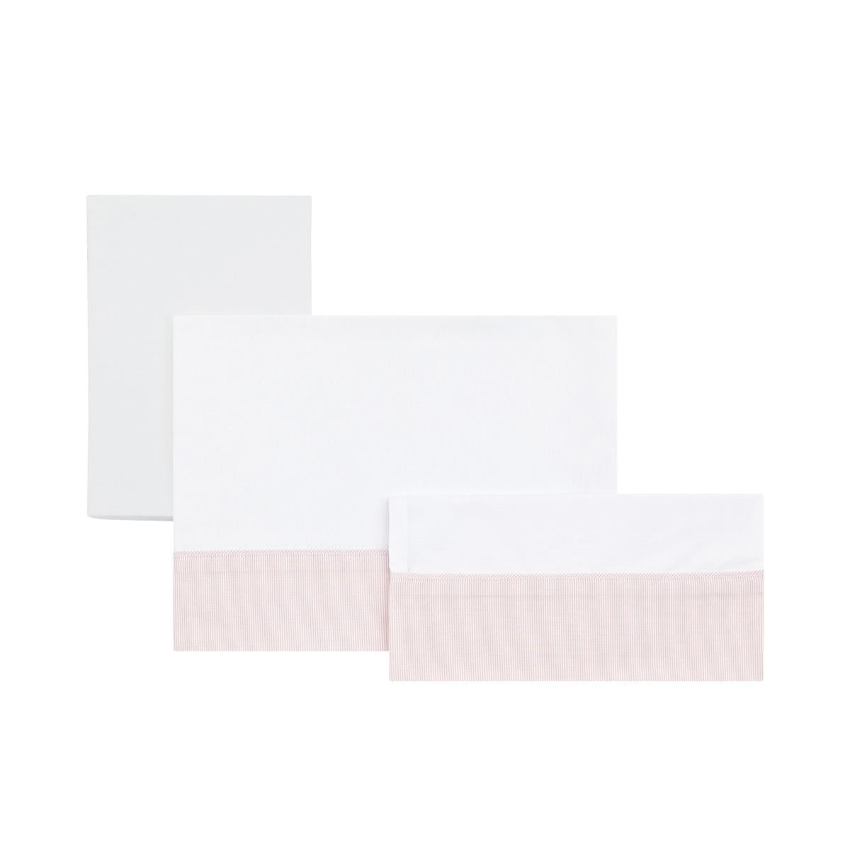Sábana para capazo diseños Star/Astra 3 piezas Astra Rosa