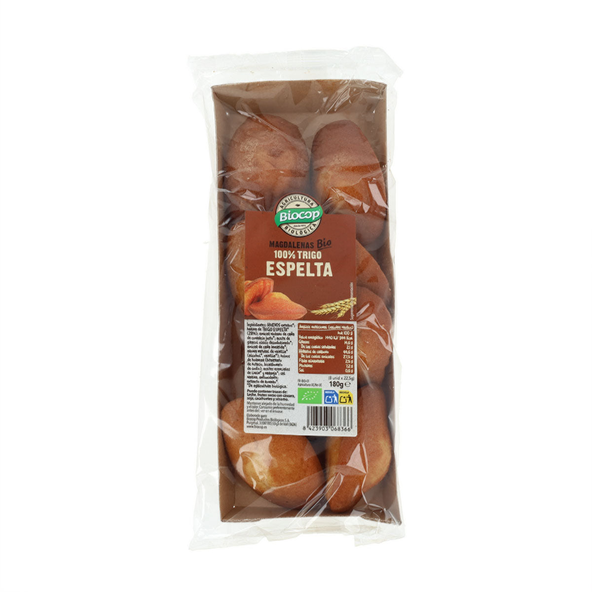 Madeleines au sarrasin 100 % Biocop 180 g