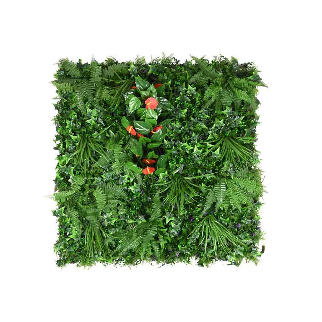 Jardín vertical sintético Tropical Faura 1x1 m