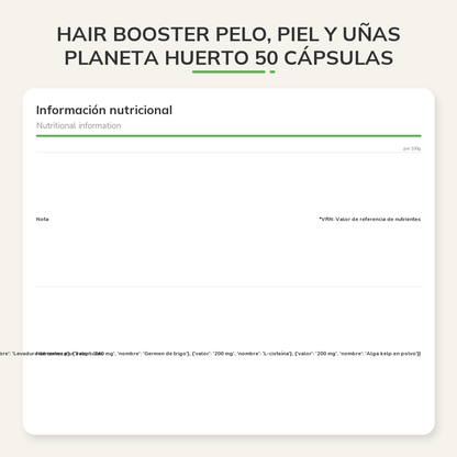 Información nutricional