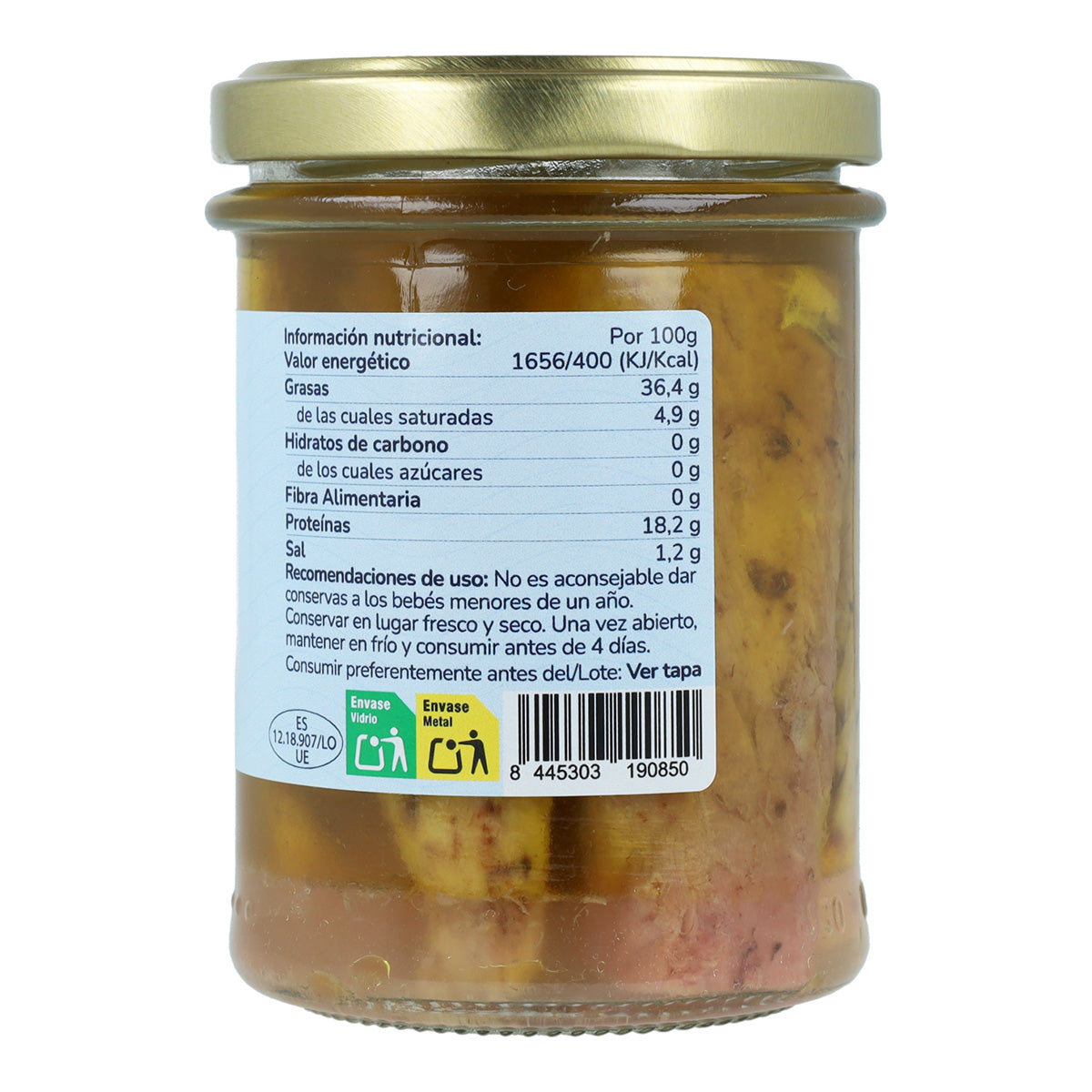 Melva en aceite de oliva virgen extra ECO Planeta Huerto 190 g