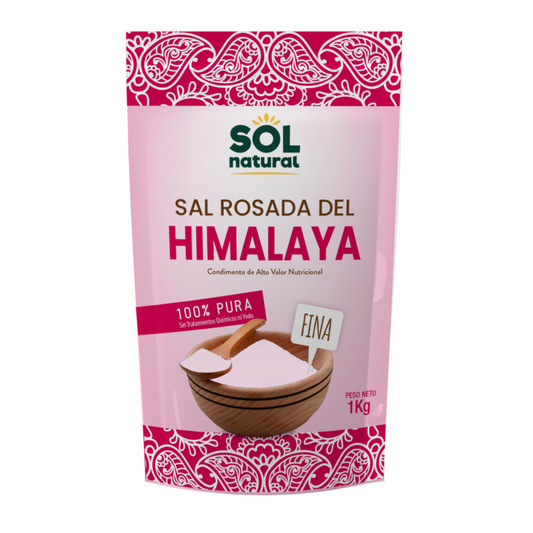 Sel rose de l'Himalaya fin, Sol Natural 1 kg
