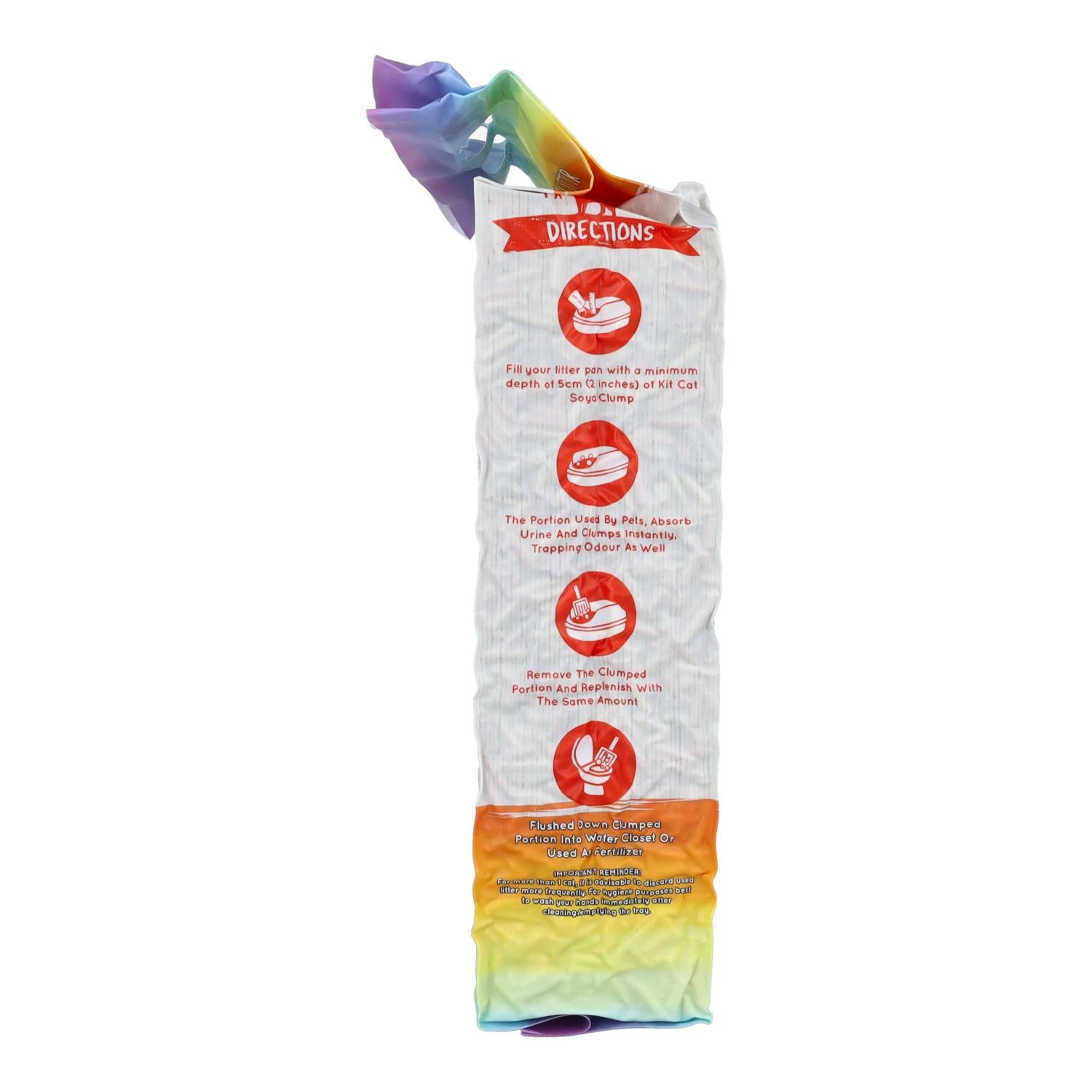 Kit Cat Arena Eco SoyaClump - Confetti 7 L Arena para gatos