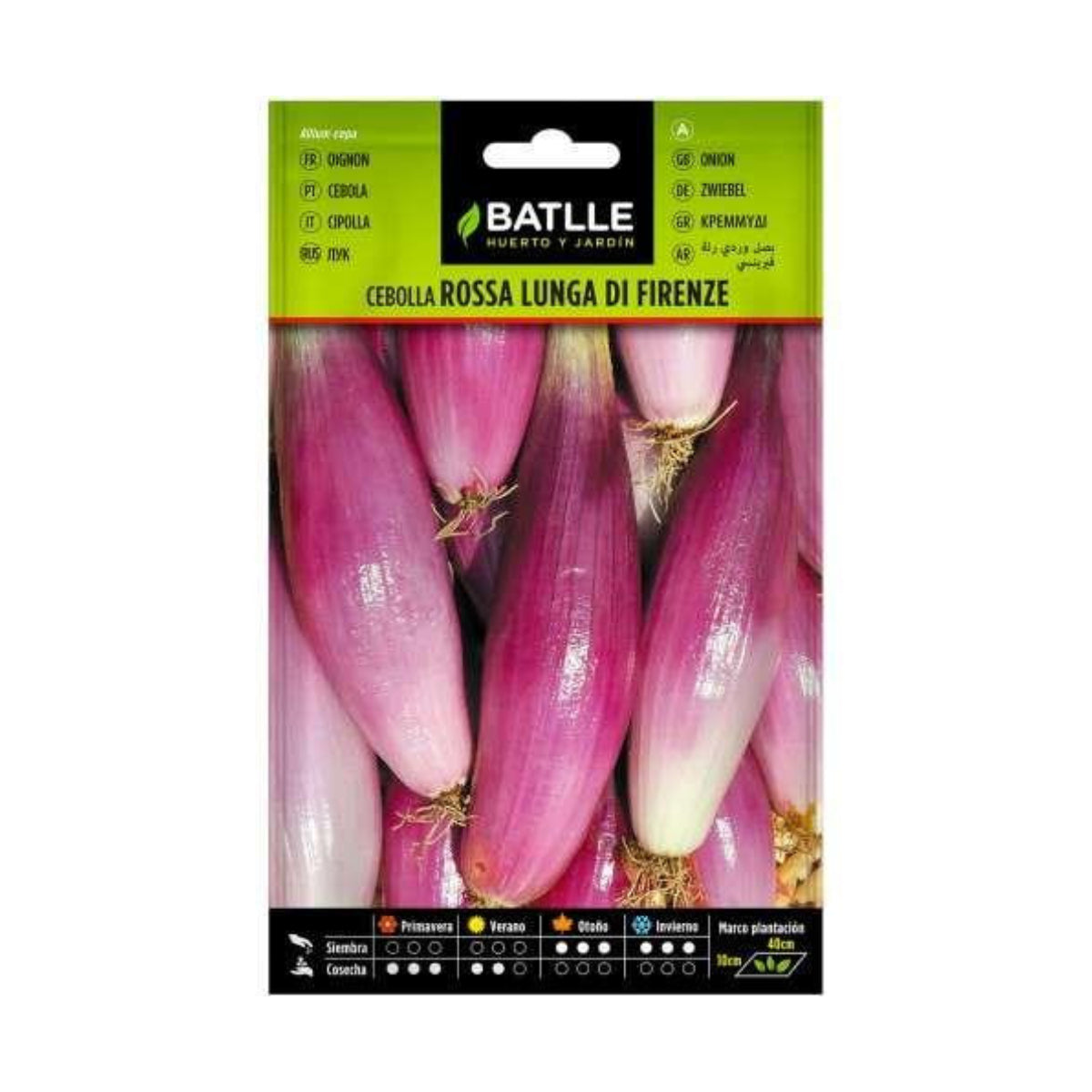 Semillas de Cebolla rosa Lung Firenza Batlle