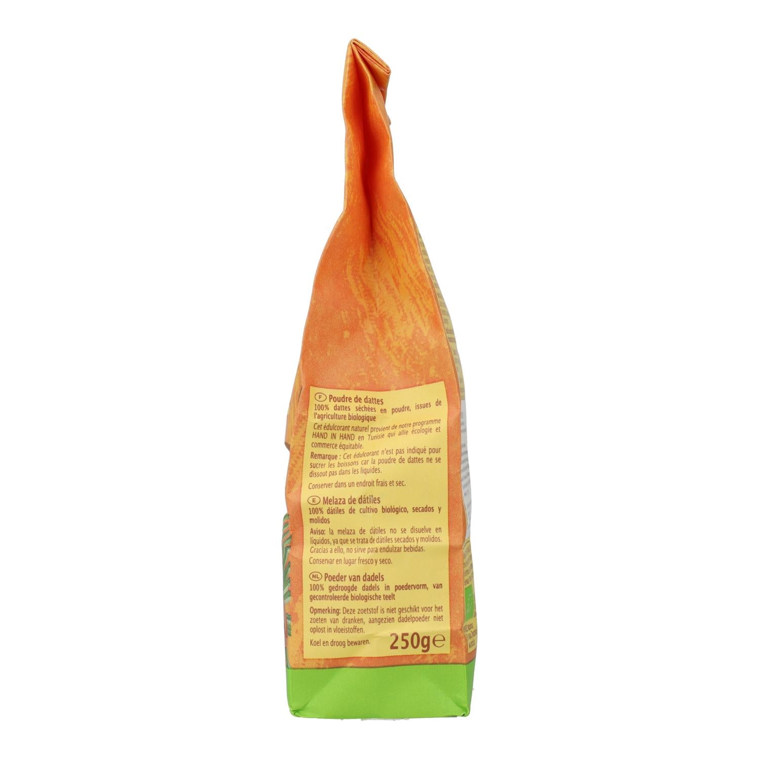 Dátil Seco y molido Endulzante Rapunzel, 250 g