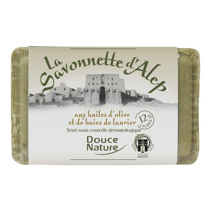 Pastilla de Jabón de Alepo 12% Laurel Douce Nature 100 g