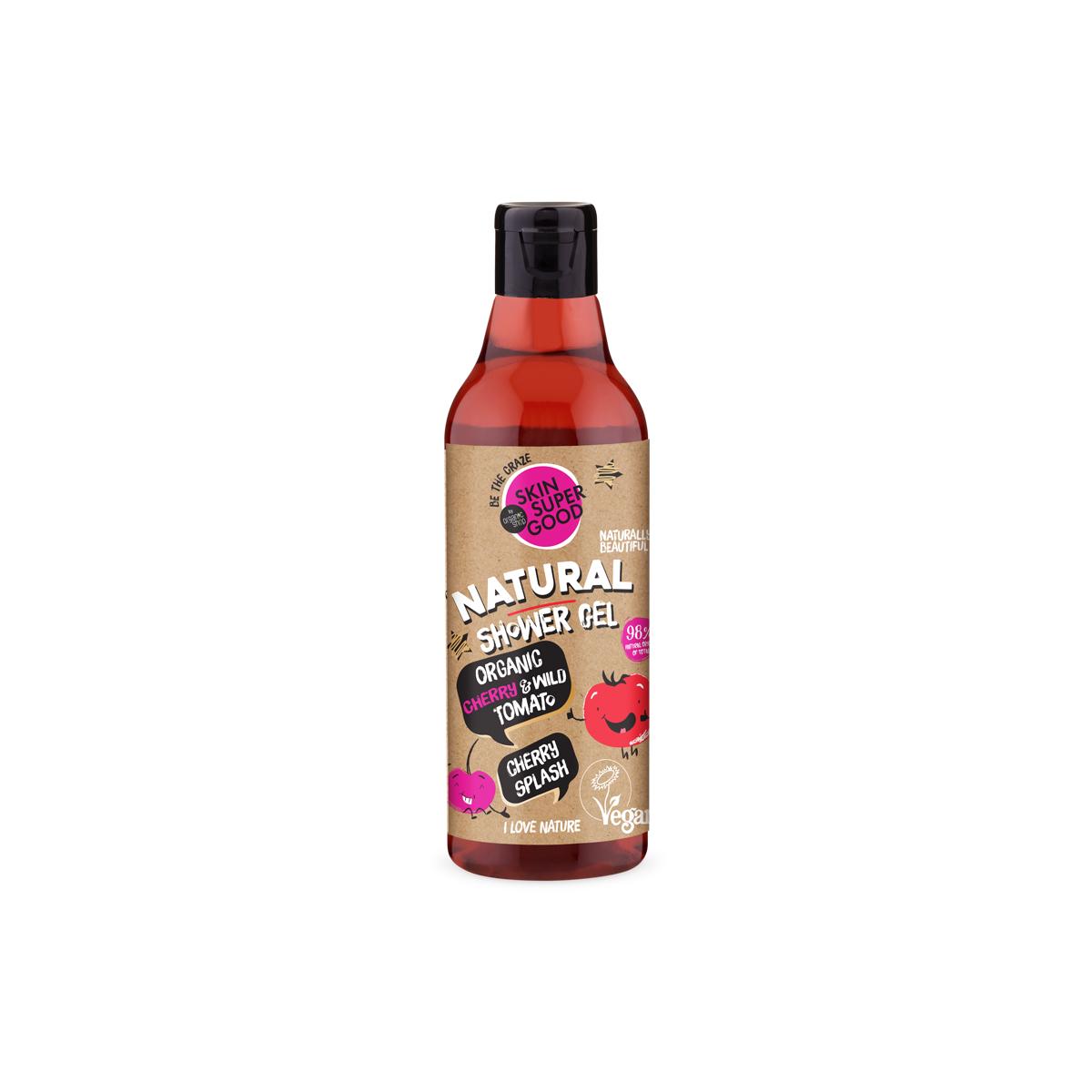 Gel de Ducha Skin super good Cherry Splash Organic Shop 250ml