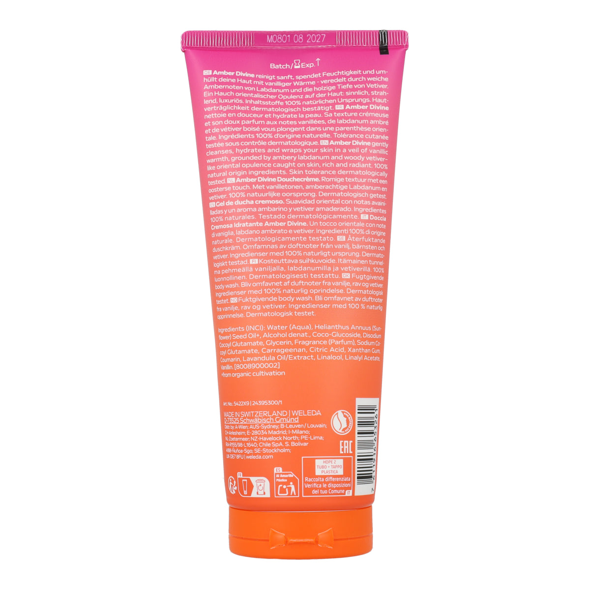 Gel Douche Crème Amber Divine 200 ml
