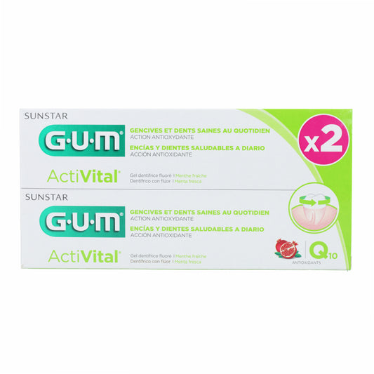 Activital duo pack gel dentifrice Gum 2x75ml