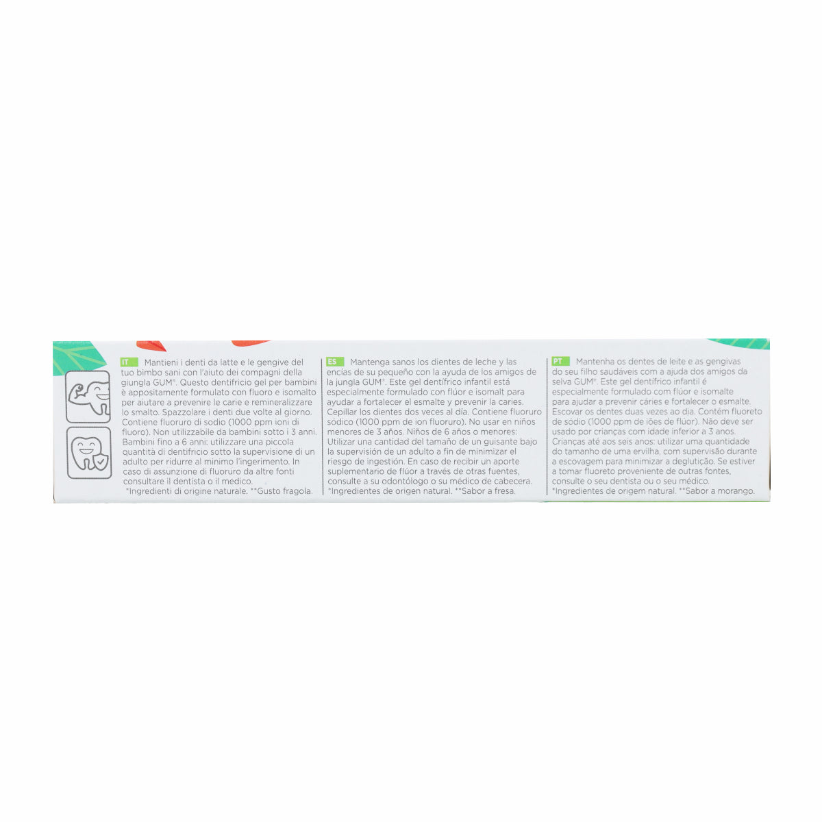 Dentifrice gel enfants Gum 50ml 3+ans