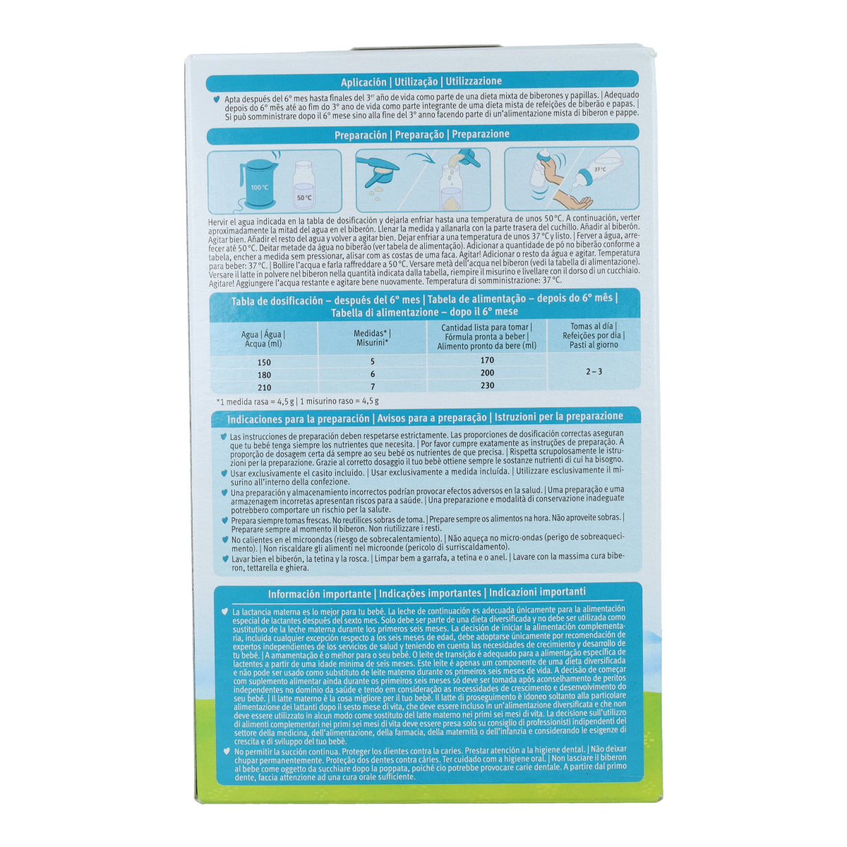 Lait de suite n° 2 (+6 mois) biologique Holle 600 g