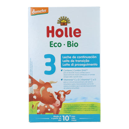 Lait de suite 3 (+10 mois) Holle 600 g
