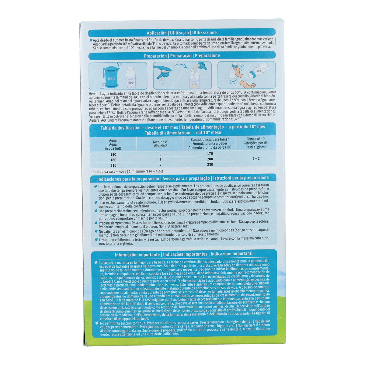 Lait de suite 3 (+10 mois) Holle 600 g