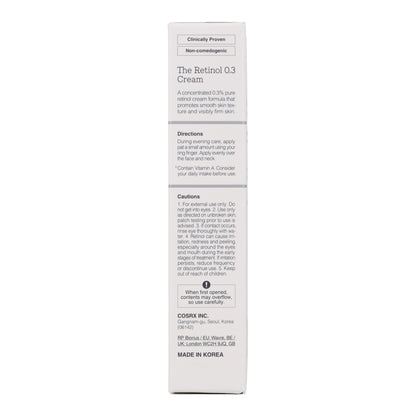 La Crème au Rétinol 0.3 Cosrx 20 ml