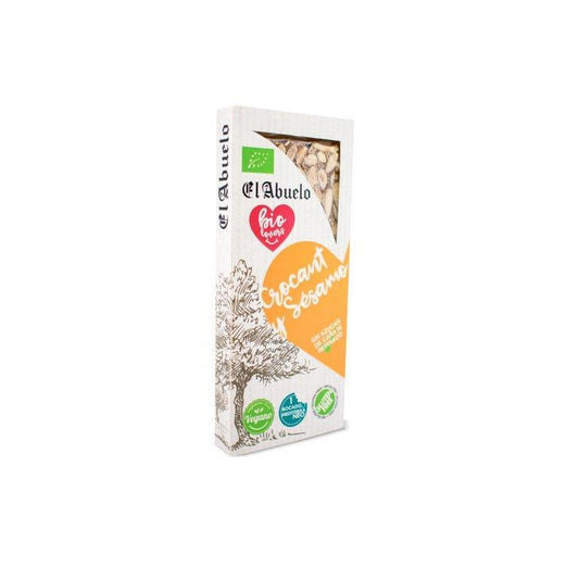 Turrón Crocanti y Sésamo ECO El Abuelo, 200 g