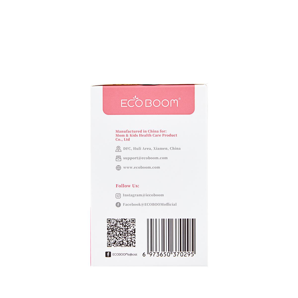 Compresa fibra de bambú biodegradable Regular Ecoboom 8 uds