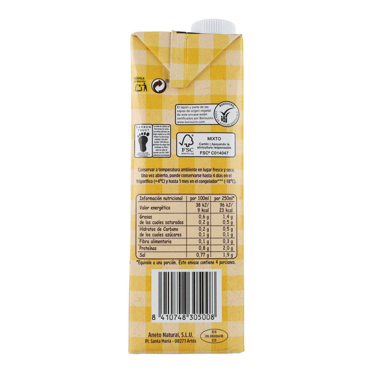 Bouillon de poulet bio Aneto 1 L