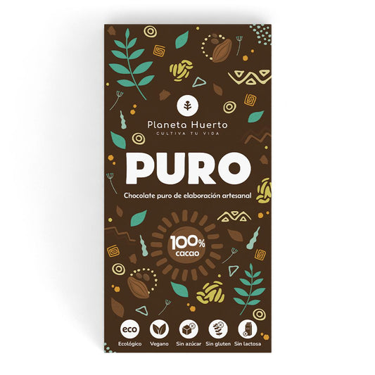 Tableta 100% cacao ECO Planeta Huerto 70 g