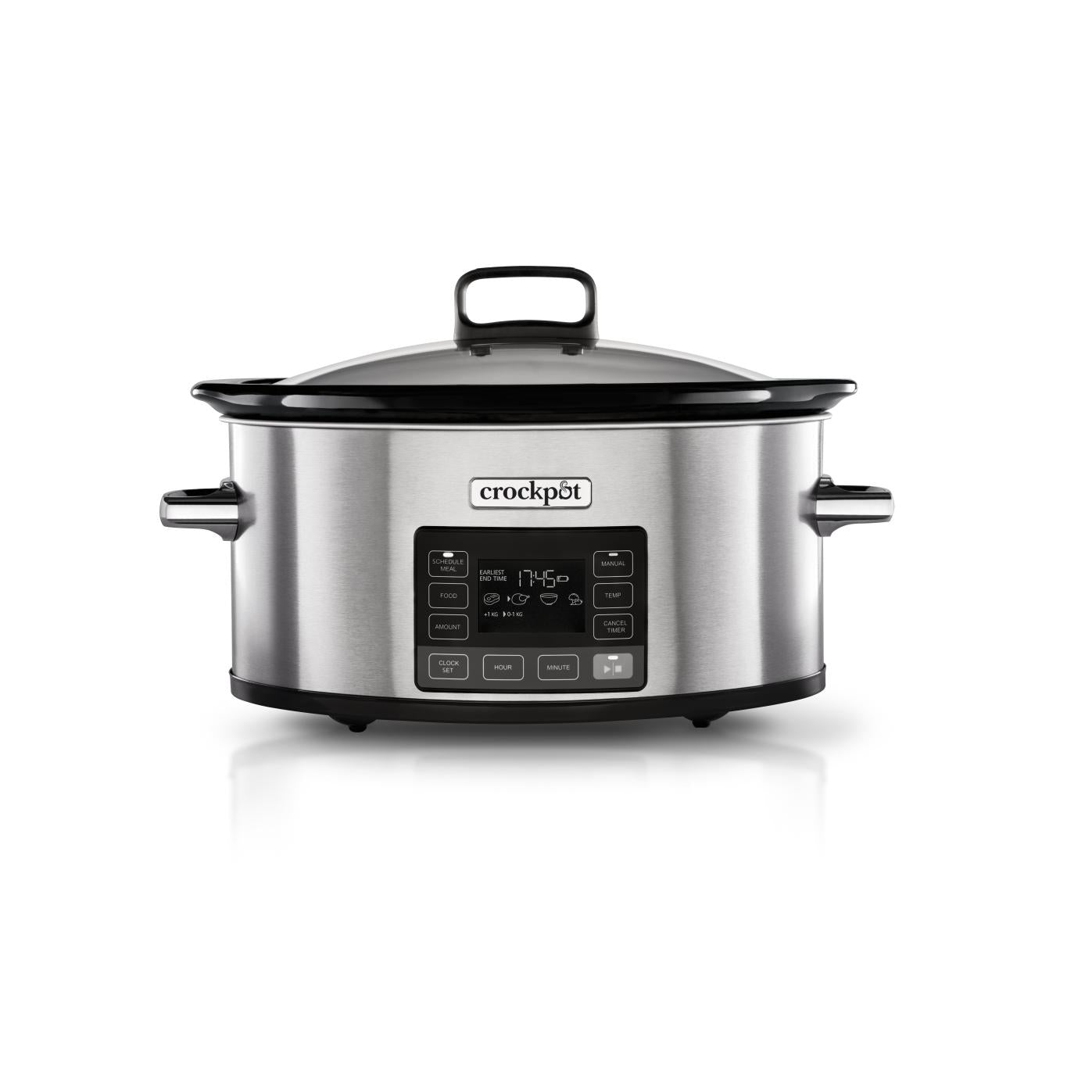 Crockpot olla de cocción lenta digital Timeselect 5,6L CSC066X (Reacondicionado)