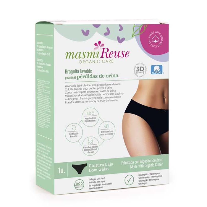 Braguita Incontinencia Cintura Baja Masmi talla XL
