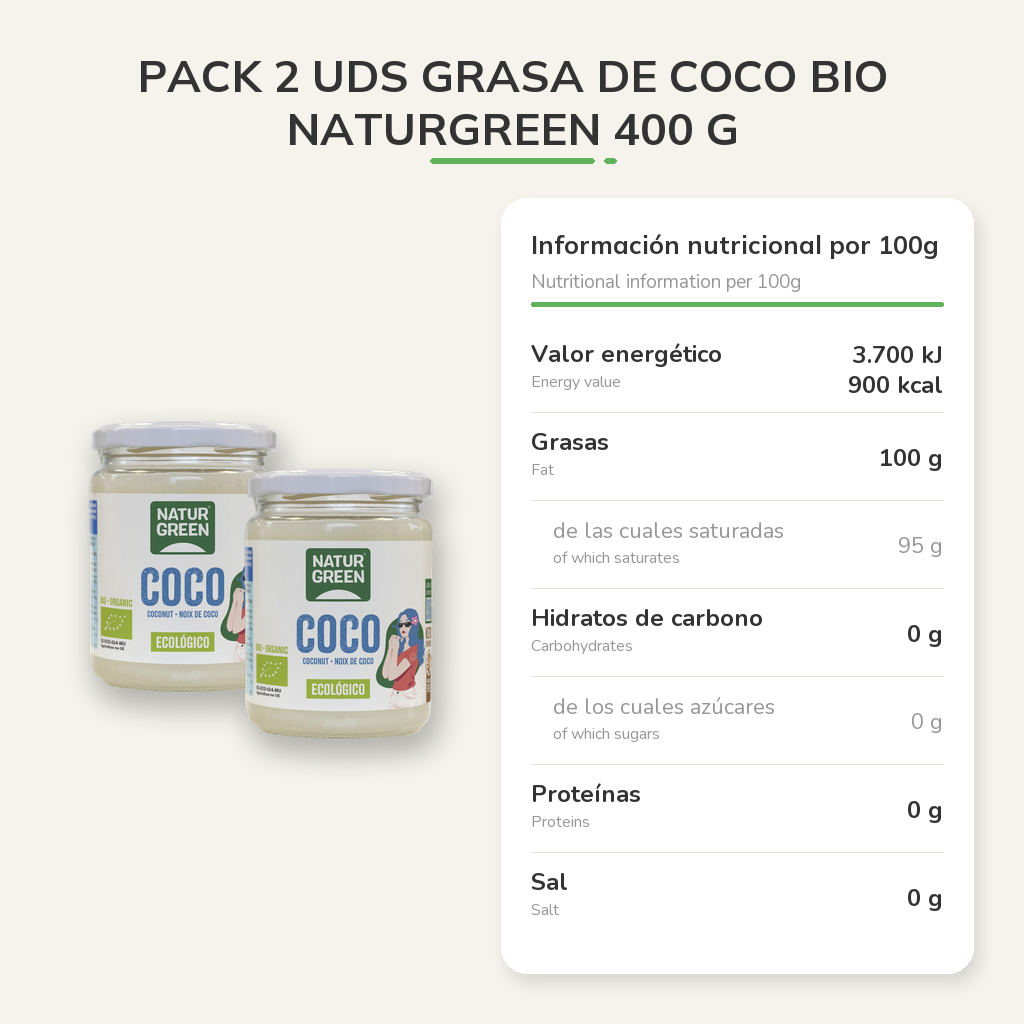 Información nutricional