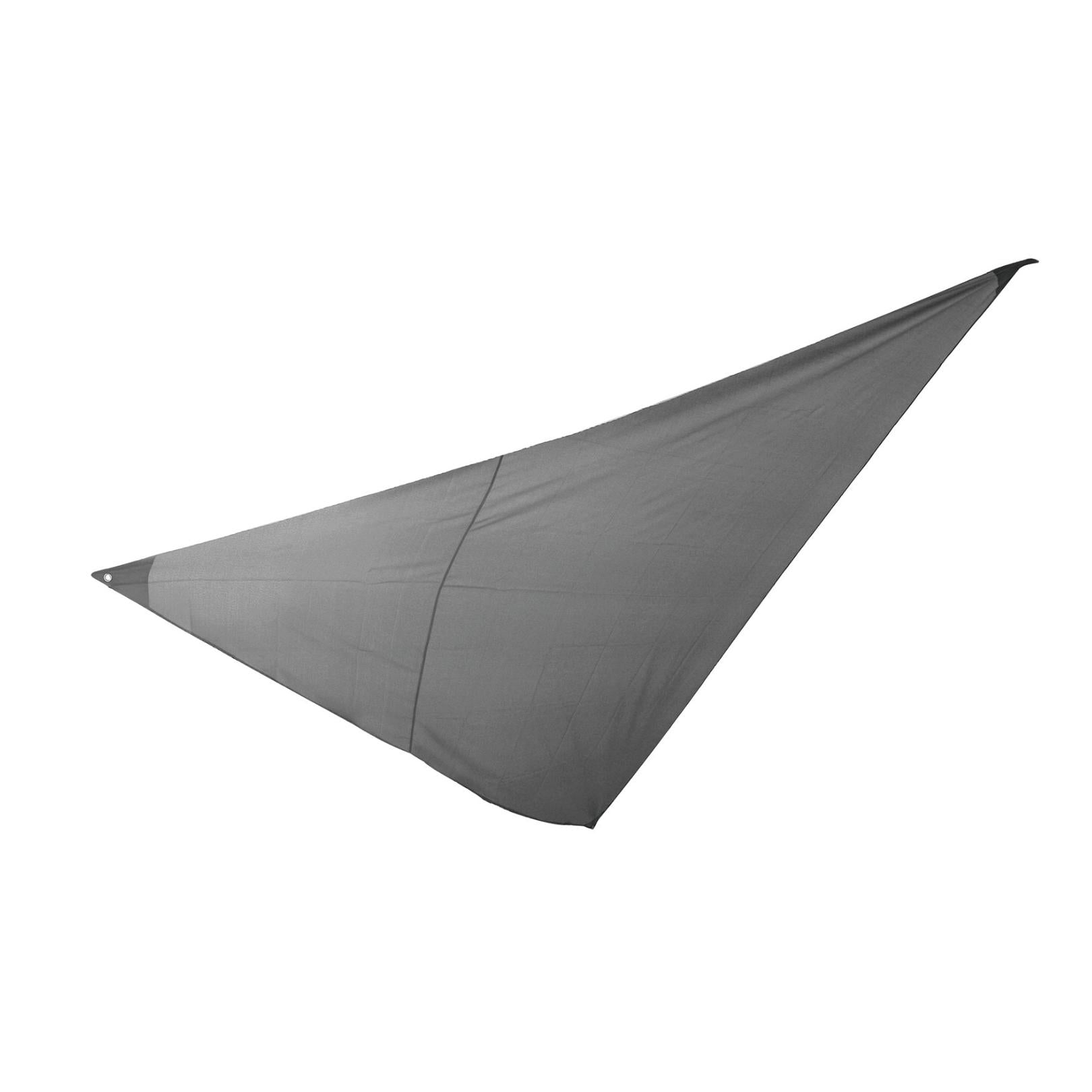 Toldo vela de sombreo triangular 5x5x5m Kb8 Beige Beige