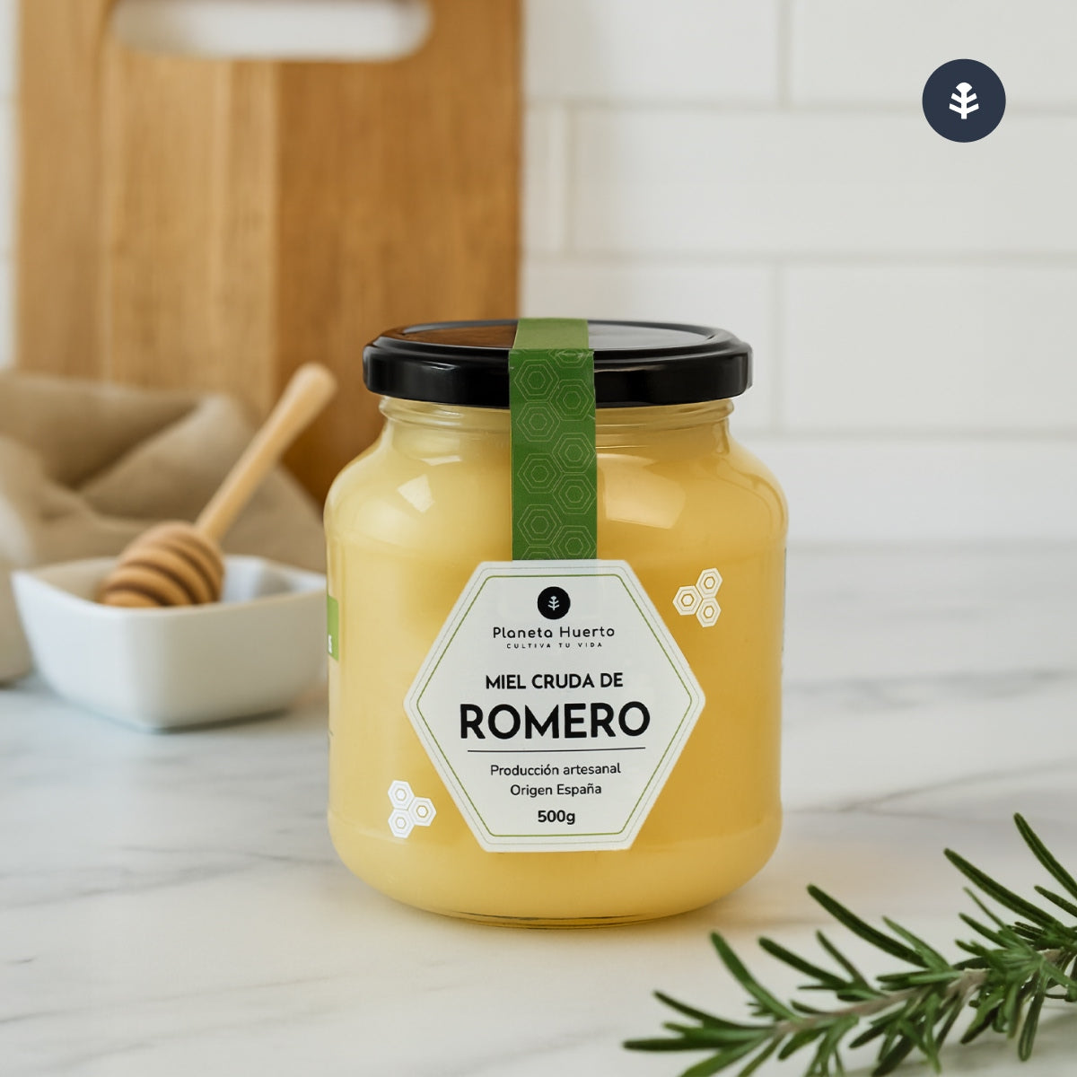 Miel Cruda de Romero Planeta Huerto 1 Kg