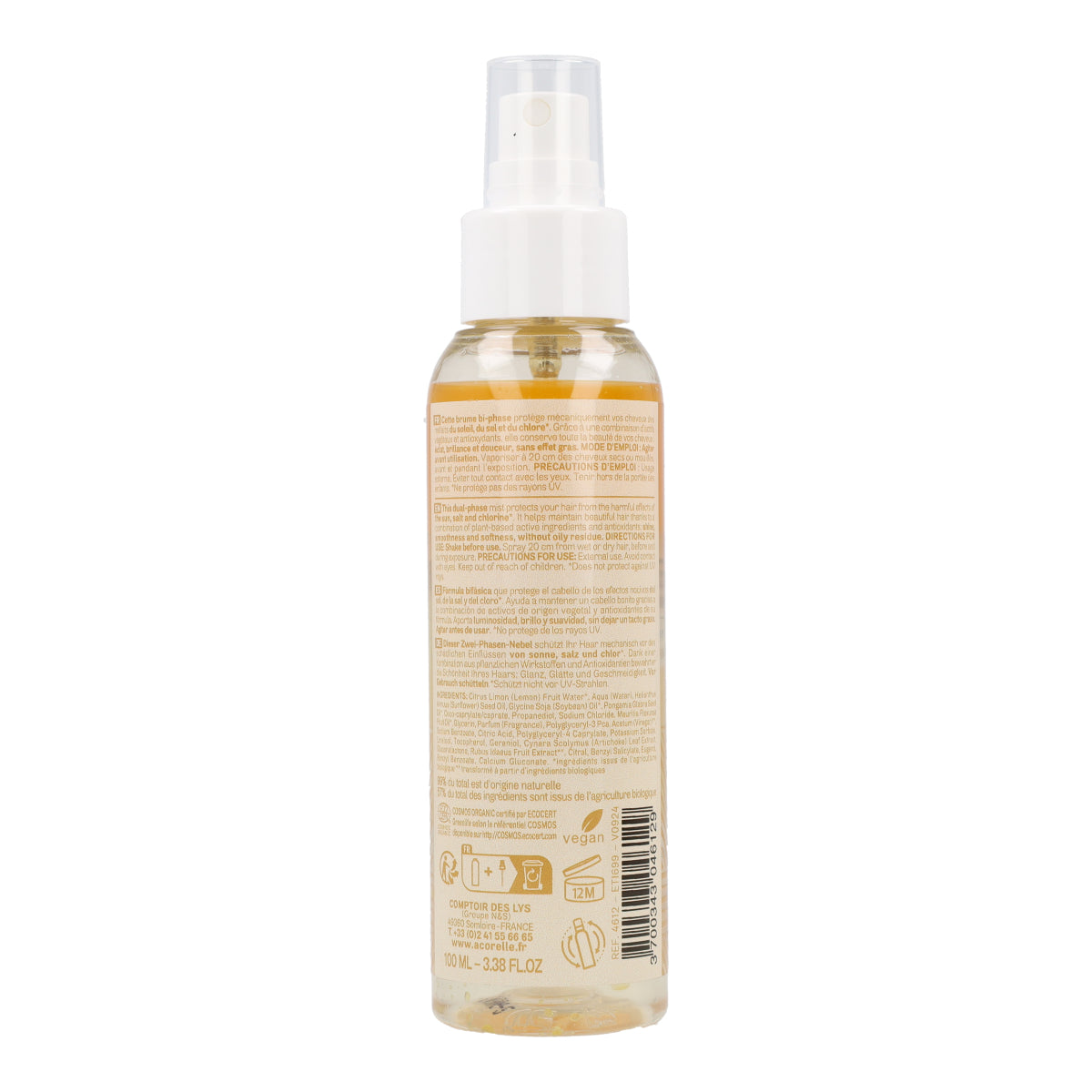Protection solaire capillaire Acorelle 100 ml