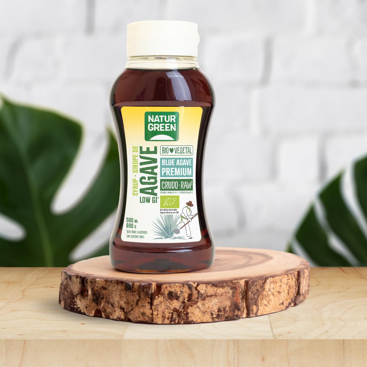 Sirope de Ágave Crudo Naturgreen, 500 ml