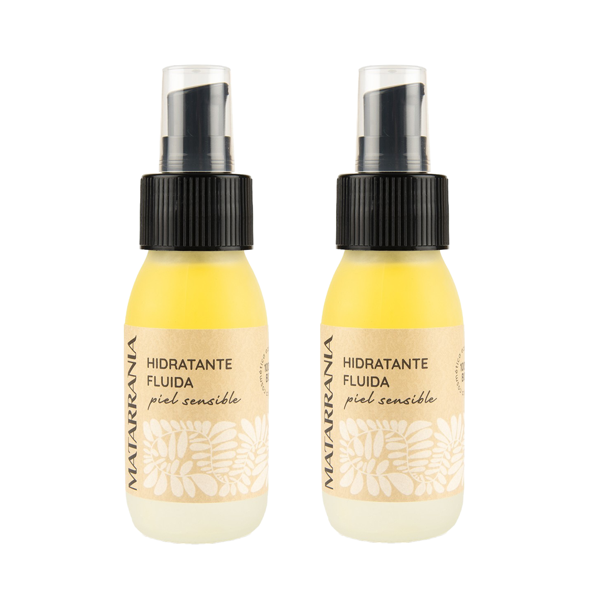 Pack 2x Fluido Hidratante para Piel Sensible 100% BIO Matarrania 60 ml