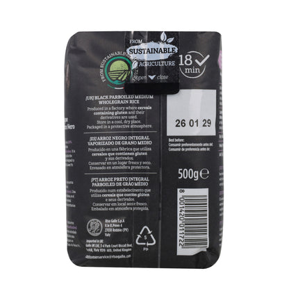 Riz Noir 100 % Complet Riso Gallo 500 g