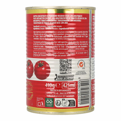 Tomates Double Concentré Rodolfi 410g