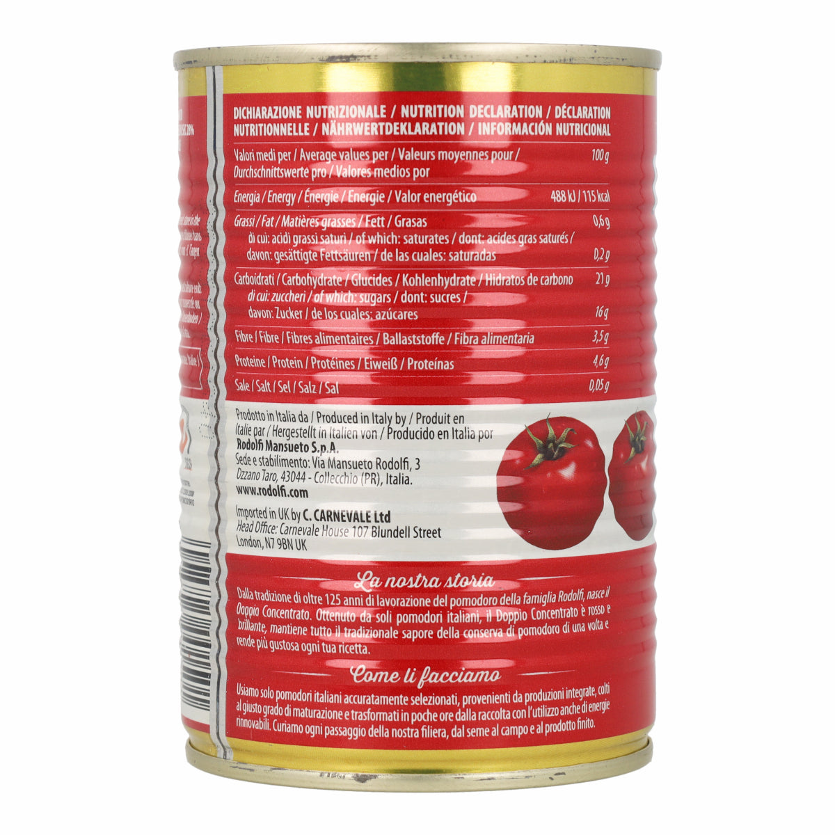 Tomates Double Concentré Rodolfi 410g