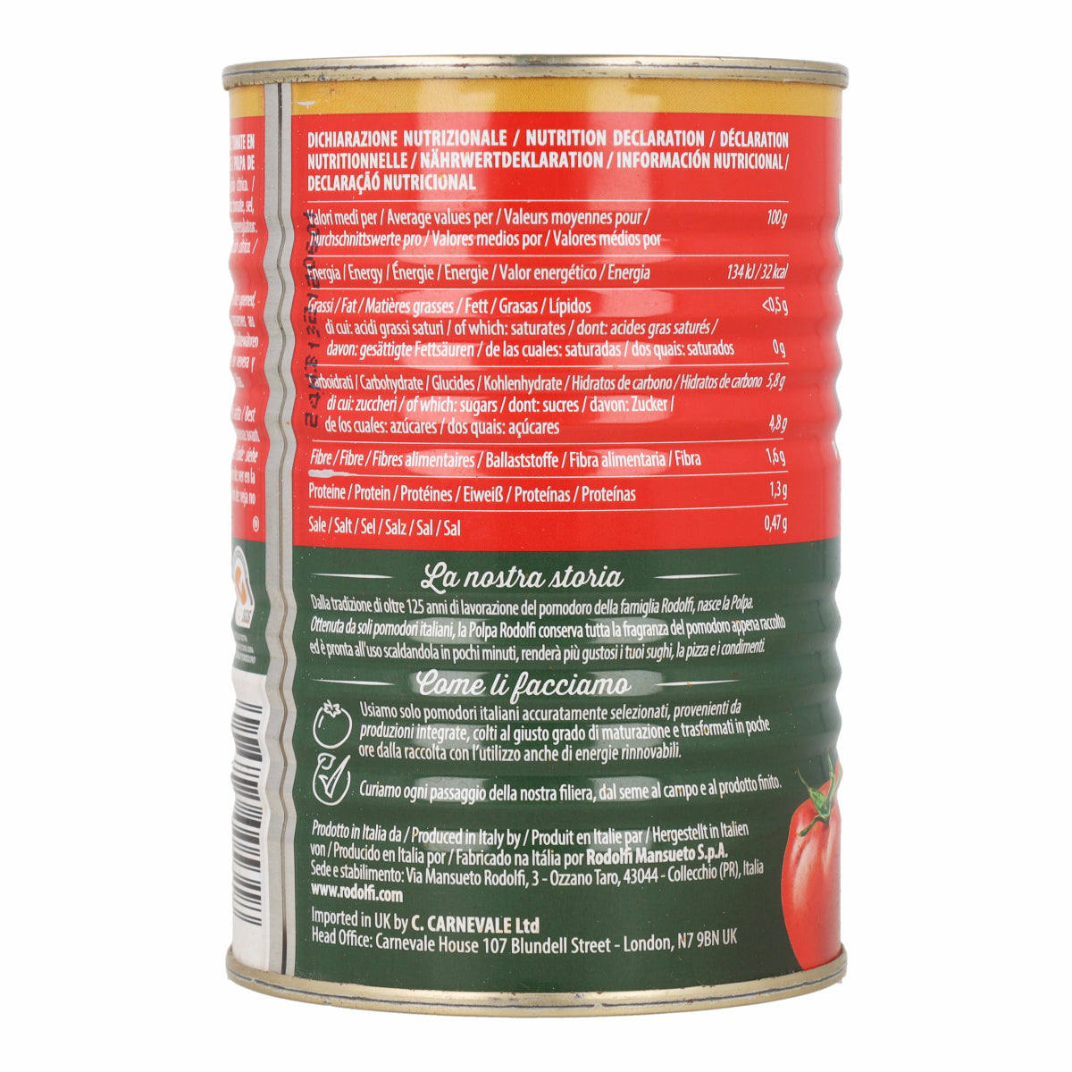 Tomate concassé Rodolfi 400g