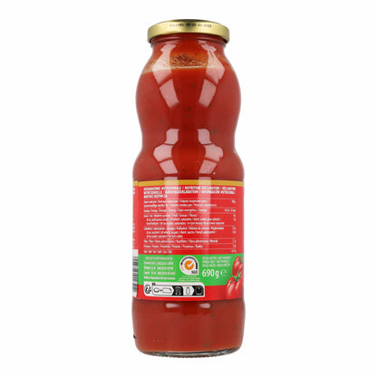 Purée de tomates au basilic Rodolfi 690g