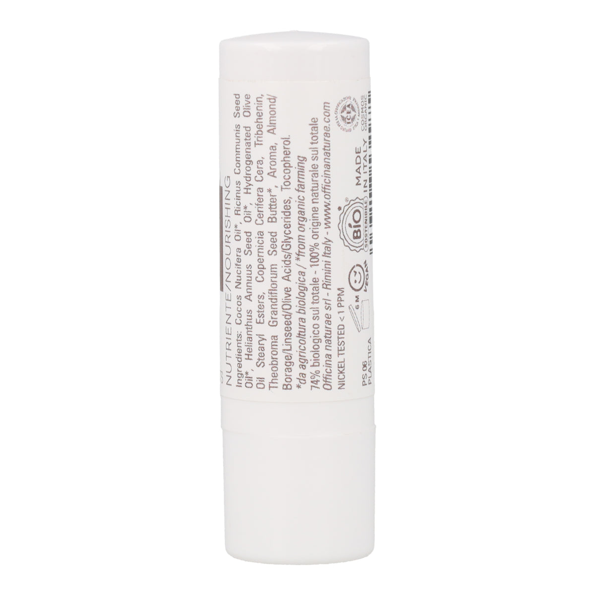 Baume à lèvres nourrissant bio Officina Naturae saveur Vanille 5g