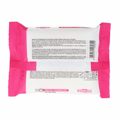 Lingettes d'hygiène pour chien et chat Intime Porrini 15 unités