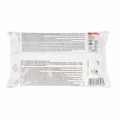 Lingettes Hygiène Chien et Chat Jojoba et Avoine Porrini 40 unités
