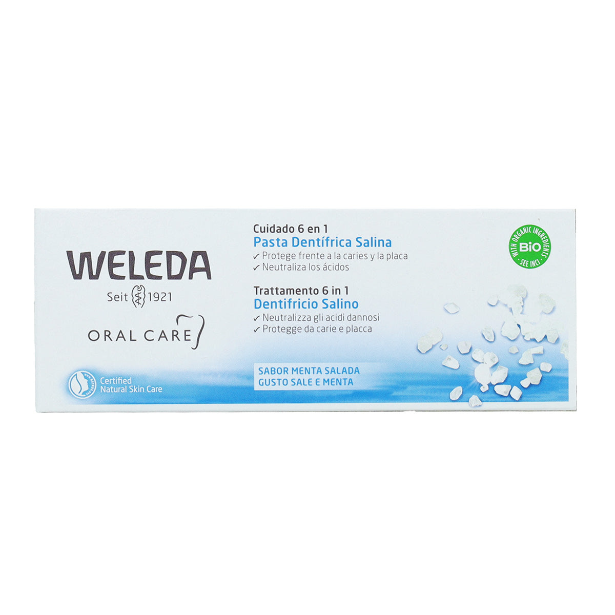 Pasta dentífrica salina Weleda 75 ml