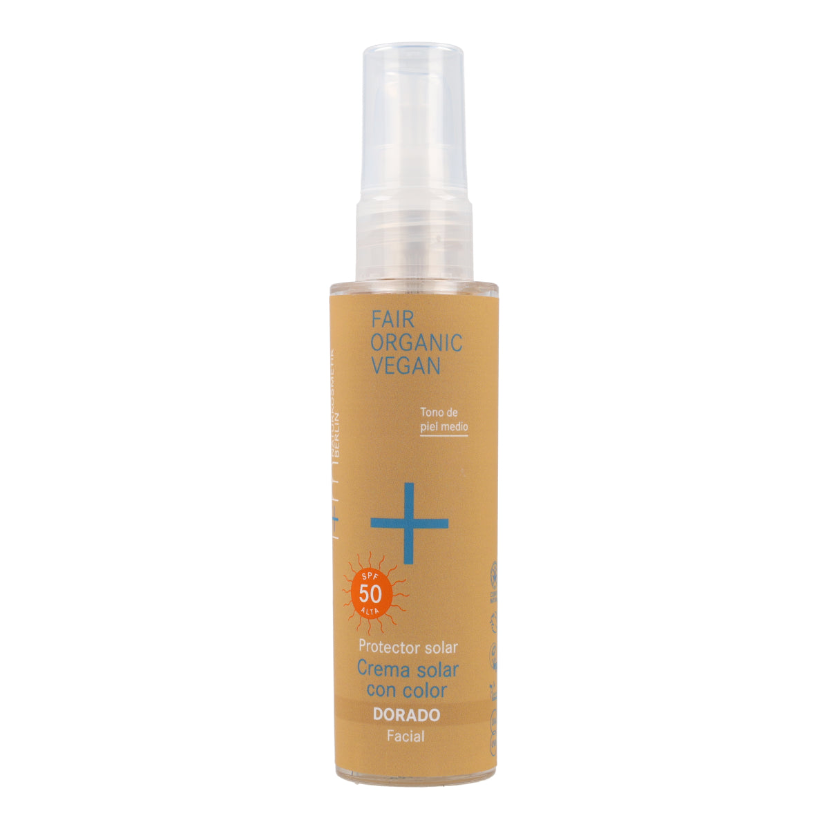 Crème visage teintée Moyen-Doré I+M SPF50 50 ml